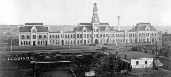 A legacy photo of the Union Depot in Denver