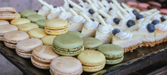 Macron cookies and pastries at Denver Union Station