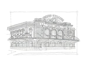 Drawing of Denver Union Station