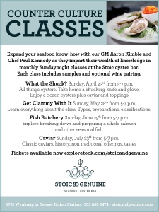 Counter Culture Oyster Class