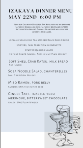 Izakaya Dinner with Stoic & Genuine