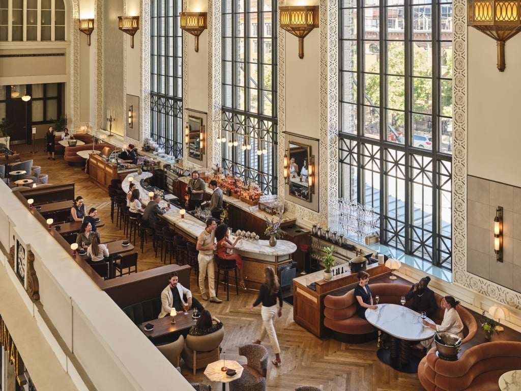 Second floor view of The Great Hall at Denver Union Station