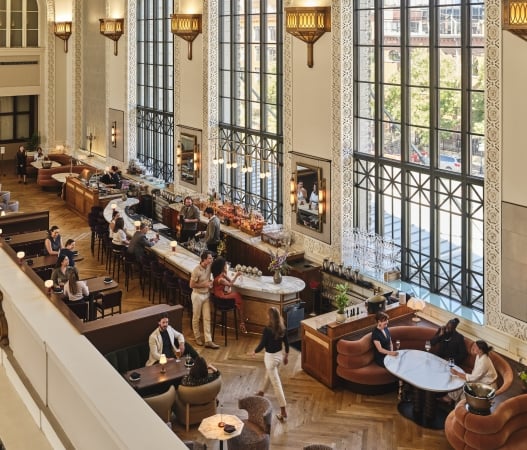Second floor view of The Great Hall at Denver Union Station