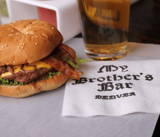 Burger and Beer from My Brothers Bar, Denver